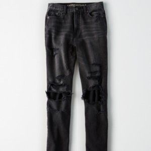 American Eagle Black Mom Jean